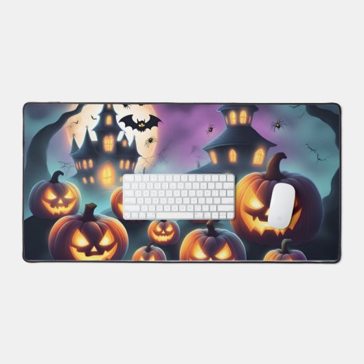 Spooky halloween bureaumat (Keyboard & Muis)