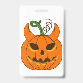 Spooky Halloween Button Pin – Cute Ghost Badge | T (Achterkant)