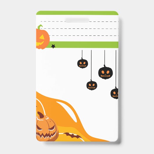 Spooky Halloween Button Pin – Cute Ghost Badge | T (Voorzijde)