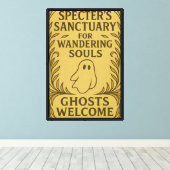 Spooky Halloween Canvas Afdruk (Insitu (Houten vloer))