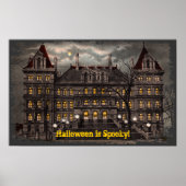 Spooky Halloween Canvas afdrukken Poster (Voorkant)
