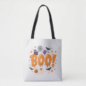 Spooky Halloween Canvas tas | Fun Trick or treat D (Voorkant)
