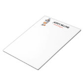 Spooky Halloween-cartoon Notitieblok (Schuin)