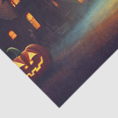 Spooky Halloween Castle Craft Tissuepapier (Detail)