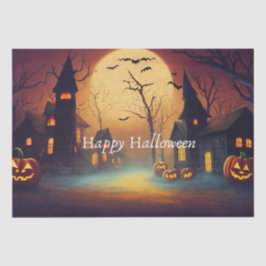 Spooky Halloween Castle Craft Tissuepapier