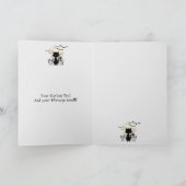 Spooky Halloween Cat Fool Moon Kaart (Binnen)