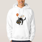 Spooky Halloween Cat Hoodie (Voorkant)