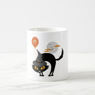 Spooky Halloween Cat Koffiemok