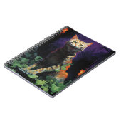 Spooky Halloween Cat Notitieboek (Linkerzijde)