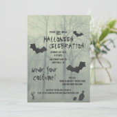 Spooky Halloween Celebration Kaart (Staand voorkant)