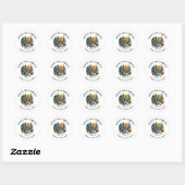 Spooky Halloween Classic Round Sticker (Vel)