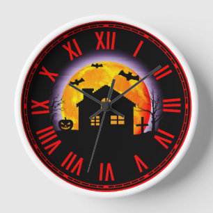 Spooky Halloween Clock