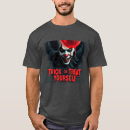  Spooky Halloween Clown Trick or Treat  T-shirt