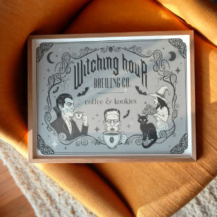 Spooky Halloween Coffee Company Keuken Kunstprint Poster