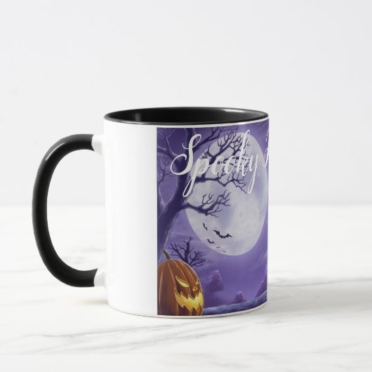 Spooky Halloween Coffee Mok (Links)