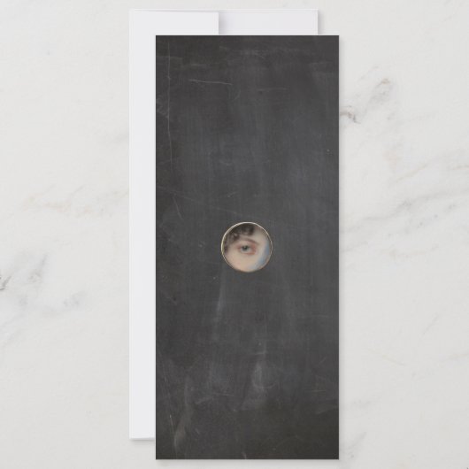 Spooky Halloween Crow Gothic Party Uitnodiging (Achterkant)