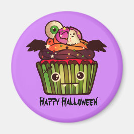 Spooky Halloween Cupcake Magneet