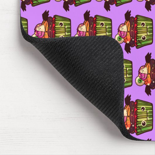 Spooky Halloween Cupcake Muismat (Hoek)