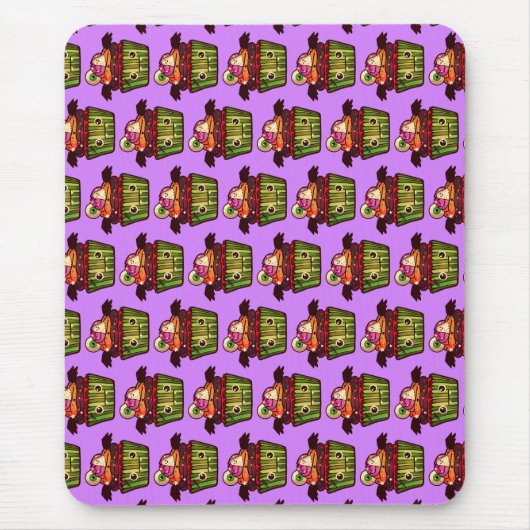 Spooky Halloween Cupcake Muismat (Voorkant)