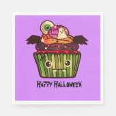 Spooky Halloween Cupcake Servet (Voorkant)