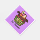 Spooky Halloween Cupcake Servet (Hoek)