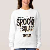 Spooky Halloween Custom Name Shirt voor vrienden (Voorkant)