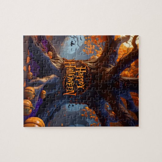 Spooky Halloween (Design 3) Legpuzzel (Horizontaal)