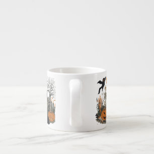 Spooky Halloween  Design – Ghost, Pumpkin Espresso Kop