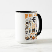 Spooky Halloween  Design – Ghost, Pumpkin Mok (Voorkant rechts)