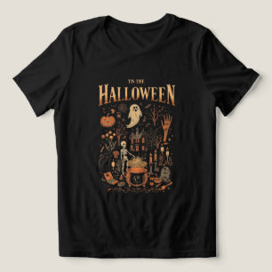 Spooky Halloween Design – Ghost, Pumpkin Tri-Blend Shirt