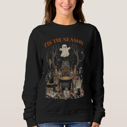 Spooky Halloween  Design – Ghost, Pumpkin Trui (Voorkant)