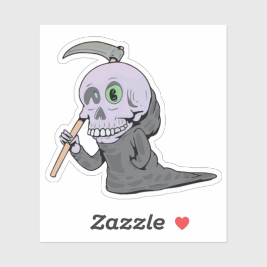 Spooky Halloween design Sticker (Vel)