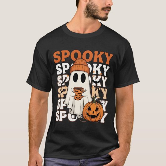 Spooky Halloween Design T-shirt (Voorkant)