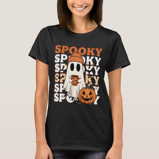 Spooky Halloween Design T-shirt (Voorkant)