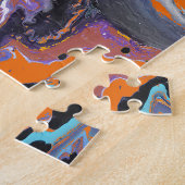 Spooky Halloween Design Traditionele kleuren Legpuzzel (Zijkant)