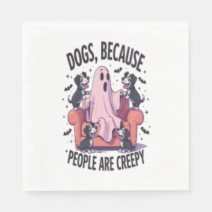 Spooky Halloween Dog Spooky Ghost (2) Servet