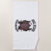 Spooky Halloween Dog Spooky Ghost 2 Strandlaken (Voorkant)