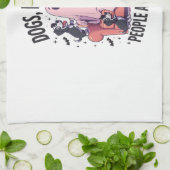 Spooky Halloween Dog Spooky Ghost (2) Theedoek (Gevouwen)