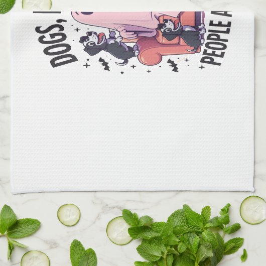 Spooky Halloween Dog Spooky Ghost (2) Theedoek (Gevouwen)