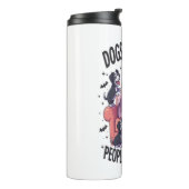 Spooky Halloween Dog Spooky Ghost (2) Thermosbeker (Gedraaid links)