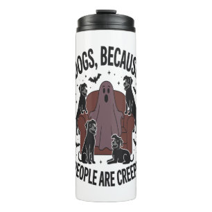 Spooky Halloween Dog Spooky Ghost 2 Thermosbeker