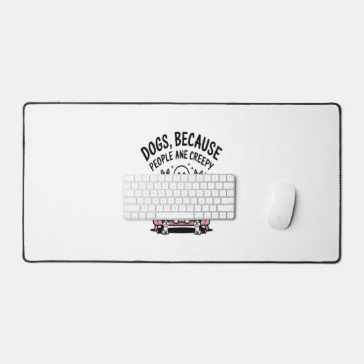 Spooky Halloween Dog Spooky Ghost Bureaumat (Keyboard & Muis)