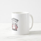 Spooky Halloween Dog Spooky Ghost Koffiemok (Voorkant rechts)