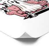 Spooky Halloween Dog Spooky Ghost Poster (Hoek)