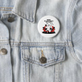 Spooky Halloween Dog Spooky Ghost Ronde Button 5,7 Cm (In situ)