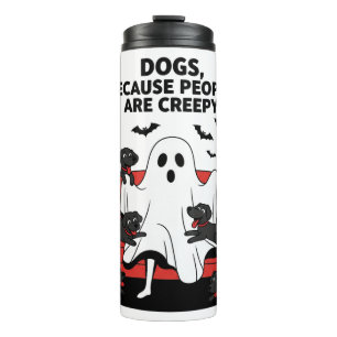 Spooky Halloween Dog Spooky Ghost Thermosbeker