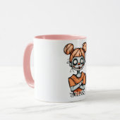 Spooky Halloween Doll Mok (Voorkant links)