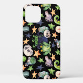 Spooky Halloween: donker handgetekend patroon. Case-Mate iPhone Case (Achterkant)