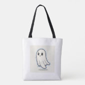 Spooky Halloween Doodle Tote Bag (Achterkant)