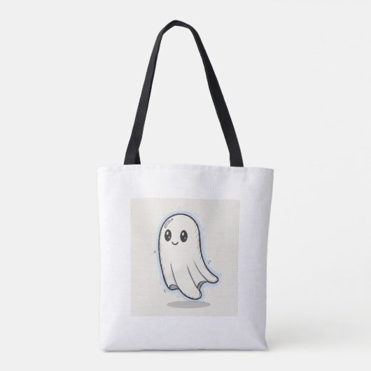 Spooky Halloween Doodle Tote Bag (Achterkant)